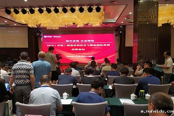 铸造材料技术与装备绿色发展高峰论坛